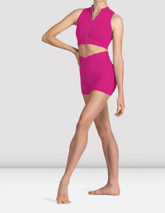 Bloch - Mirella Miami Zip Front Crop Top