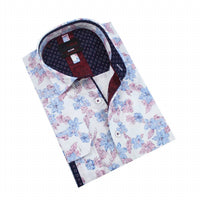 Eight X - Distressed Wildflower Button Down Shirt