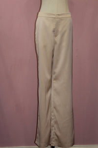 CHOKLATE PARIS Women's High-quality Satin Pants in beige - women's pants