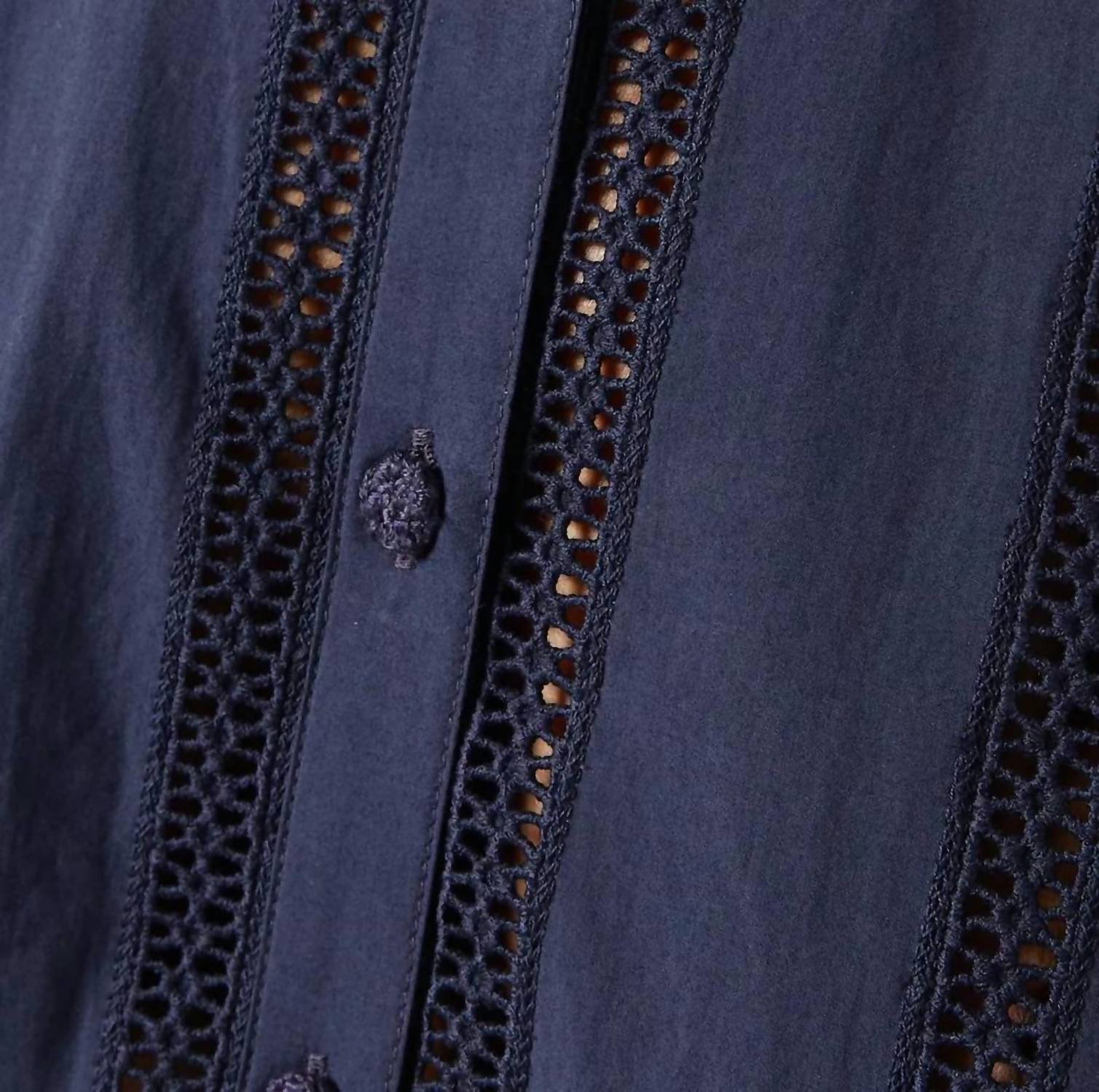 Ulla Johnson Harper Blouse in midnight - women's blouse - view 4