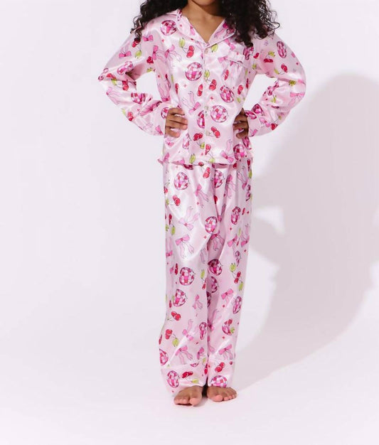 Lola + The Boys - Girl's Disco Silk Set