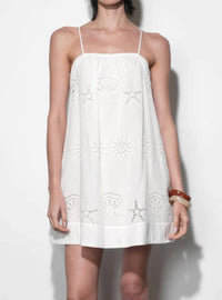 Greylin - Daisy Embroidered Mini Dress