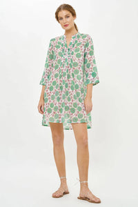 Oliphant - 3/4 Sleeve Pintuck Dress