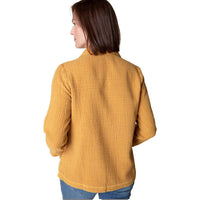 Habitat - Sunwashed Jacquard Button Front Tunic