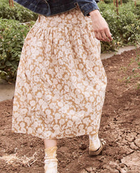 THE GREAT. Women's The Highland Skirt - women's skirt - detail view