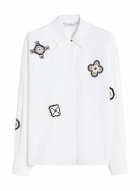 Maxmara - Embroidered Poplin Shirt