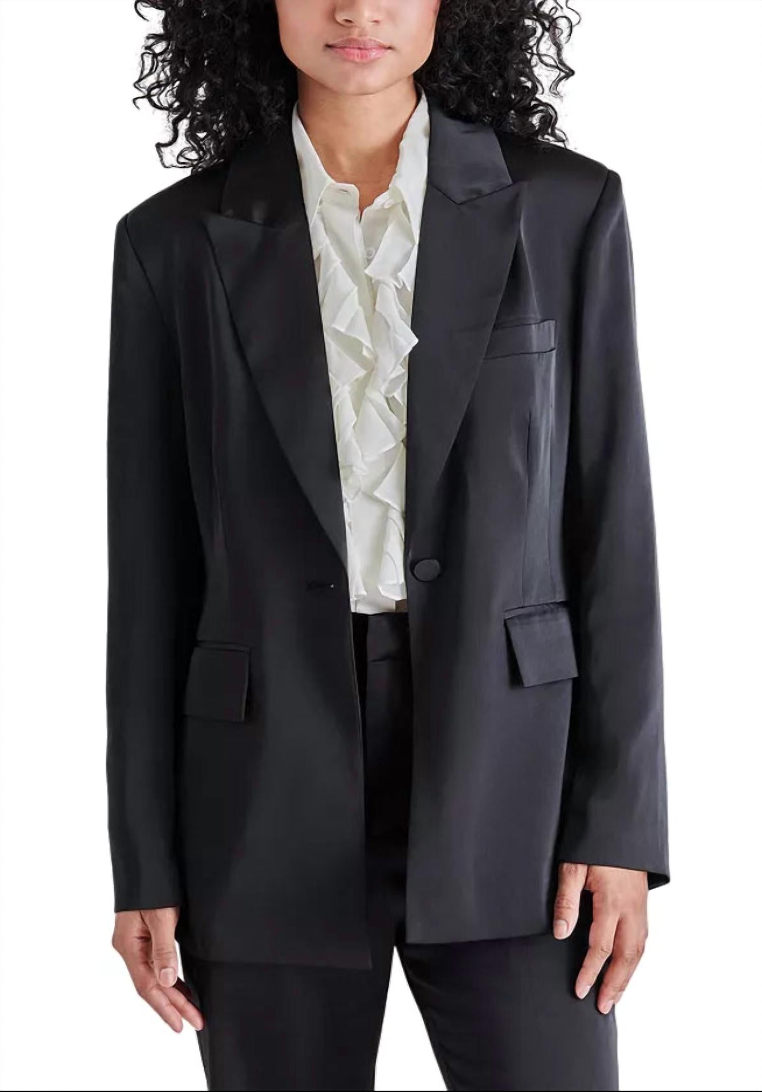 STEVE MADDEN Misha Blazer in black - women's jacket