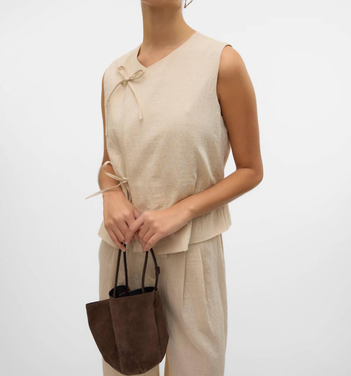 Vero Moda - Fea Tie-front Top