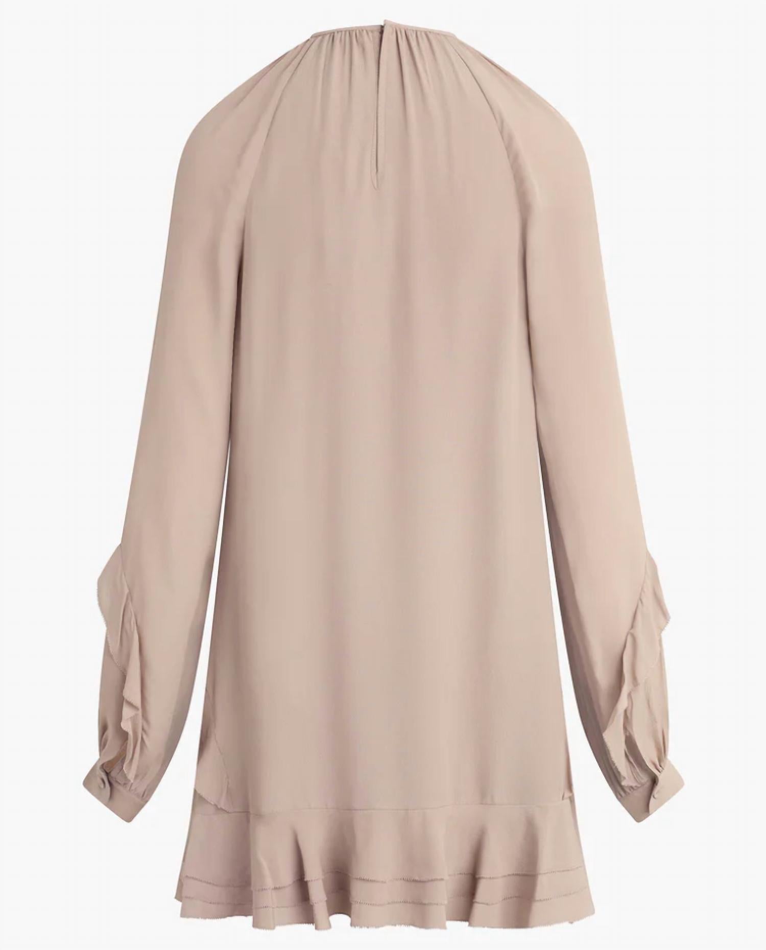 Favorite Daughter Because Of You Mini Dress in mocha 1 - women's dress - view 4