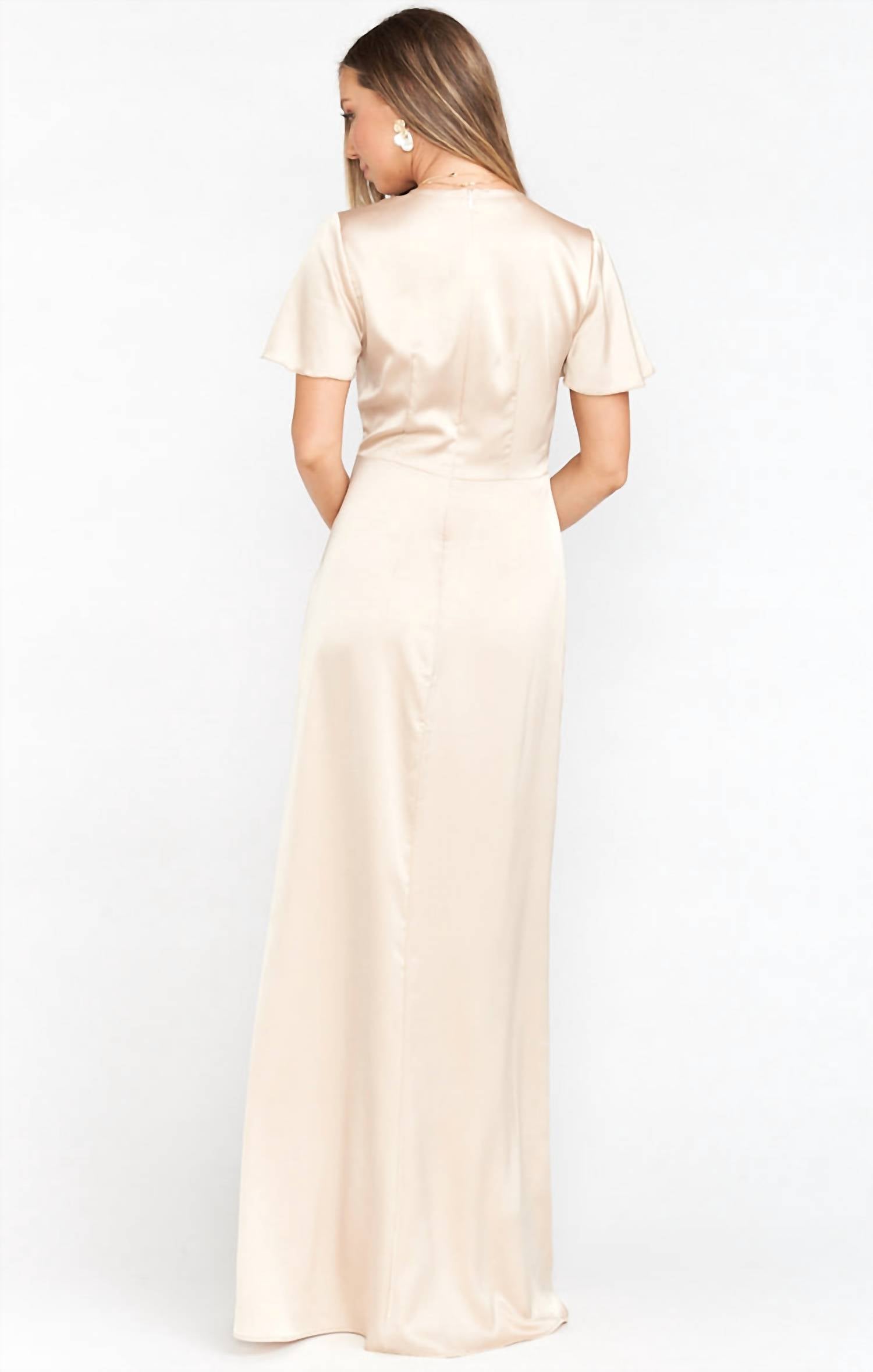 Show Me Your Mumu - Luxesatin Rome Twist Gown