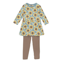 Kickee - Girl's Long Sleeve Playtime Outfit Set