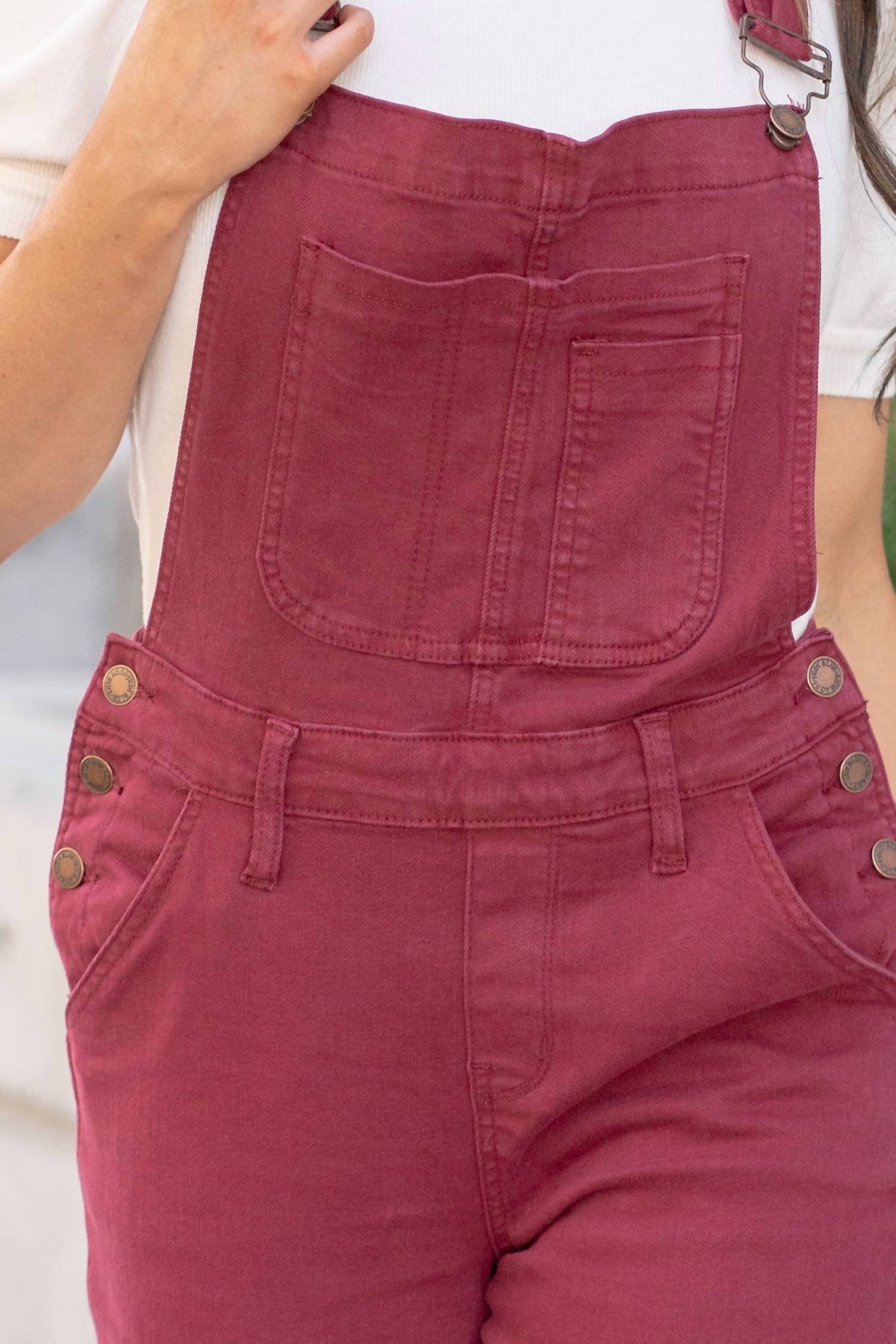 Judy Blue - Double Cuff Boyfriend Overalls