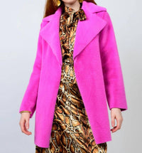 Ivy Jane - Faux Fur And Suede Coat