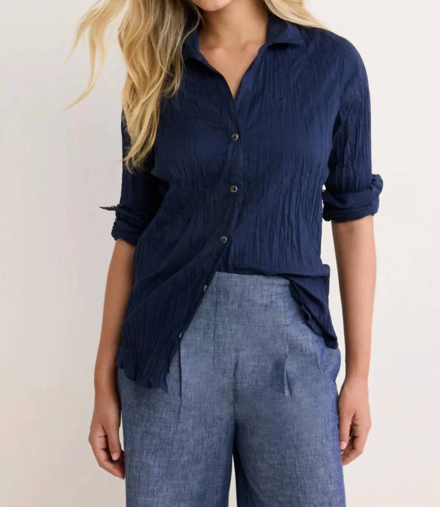 Nic + Zoe - Cotton Crinkle Shirt