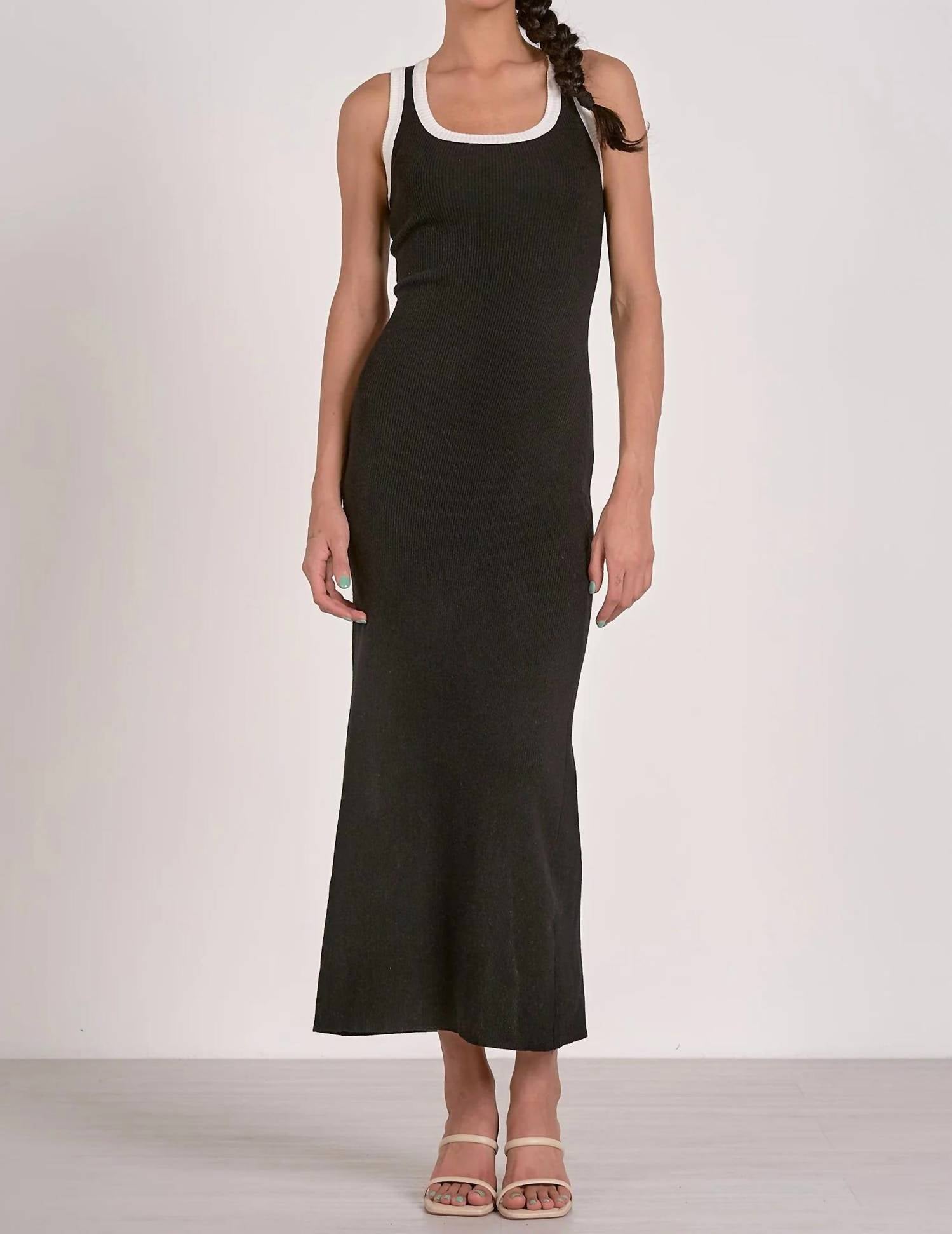 Elan - Women's Romi Detail Sleeveless Maxi Dress