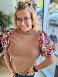 Thml - Floral Fusion Knit Top