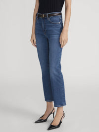 FRAME The Reboot Crop Jean in foxley - women's jeans - detail view
