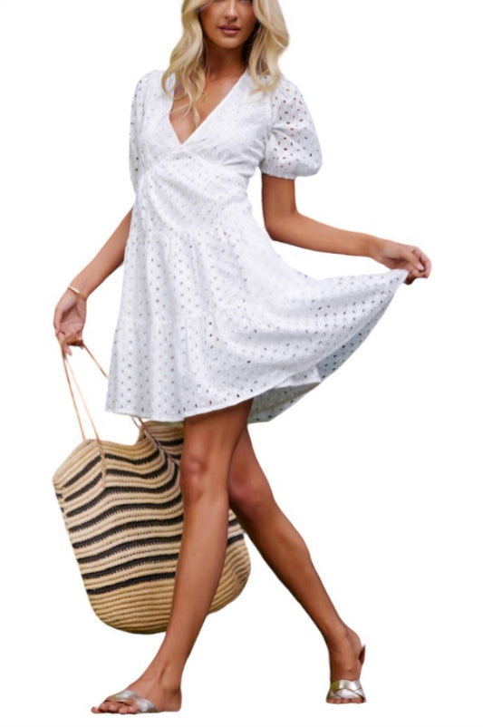 Bishop + Young - Jessie Tiered Eyelet Dress