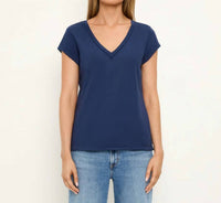 Michael Stars - Baxter V-neck Raw Edge Tee