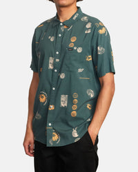 Rvca - Pet Cactus Short Sleeve Shirt