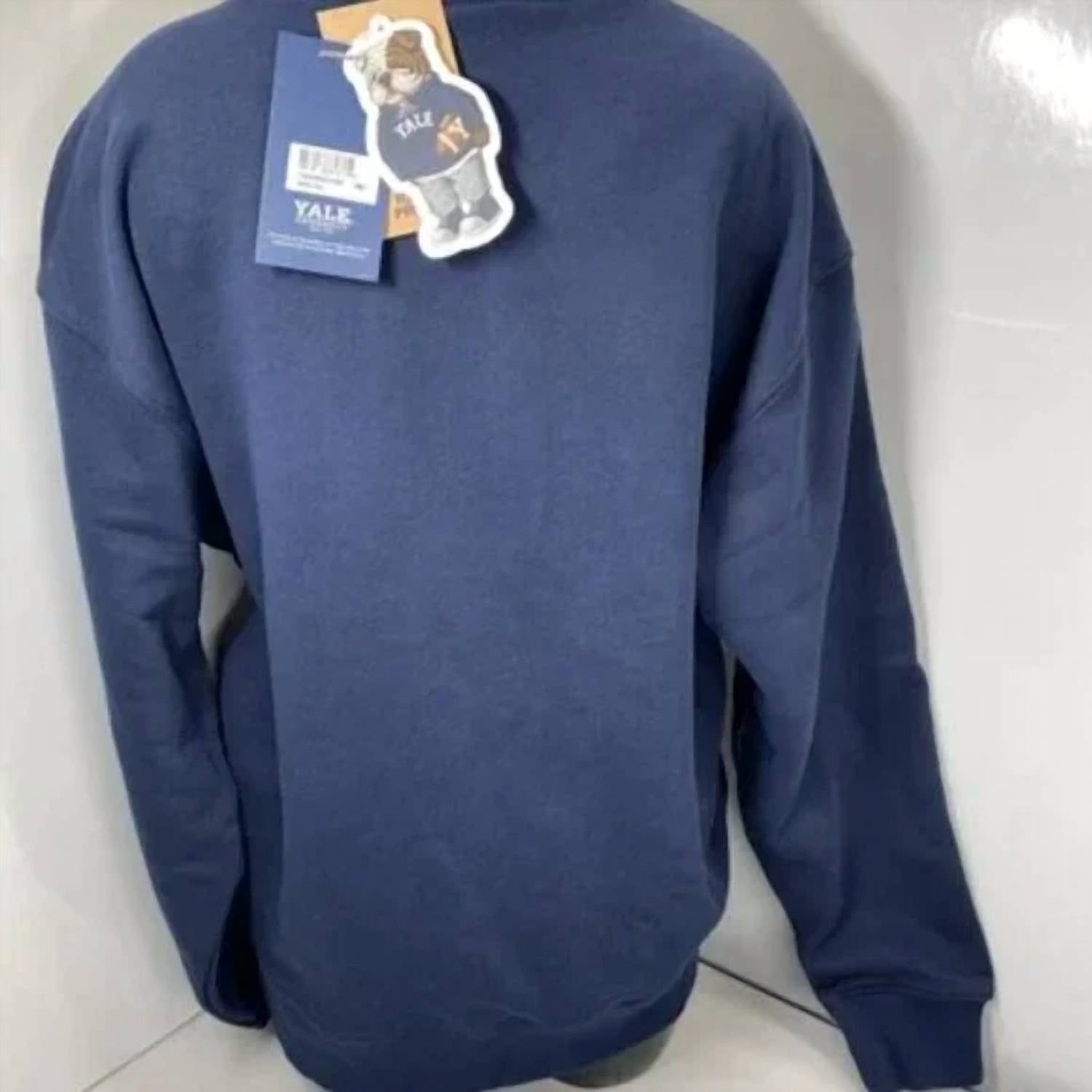 Yale University - Unisex Embroidered Dan Logo Sweatshirt