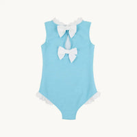 The Beaufort Bonnet Company - Girl's Sleeveless Sarasota Surf Swimsuit