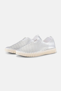 Ilse Jacobsen - Women's Metallic Tulip Slip-on
