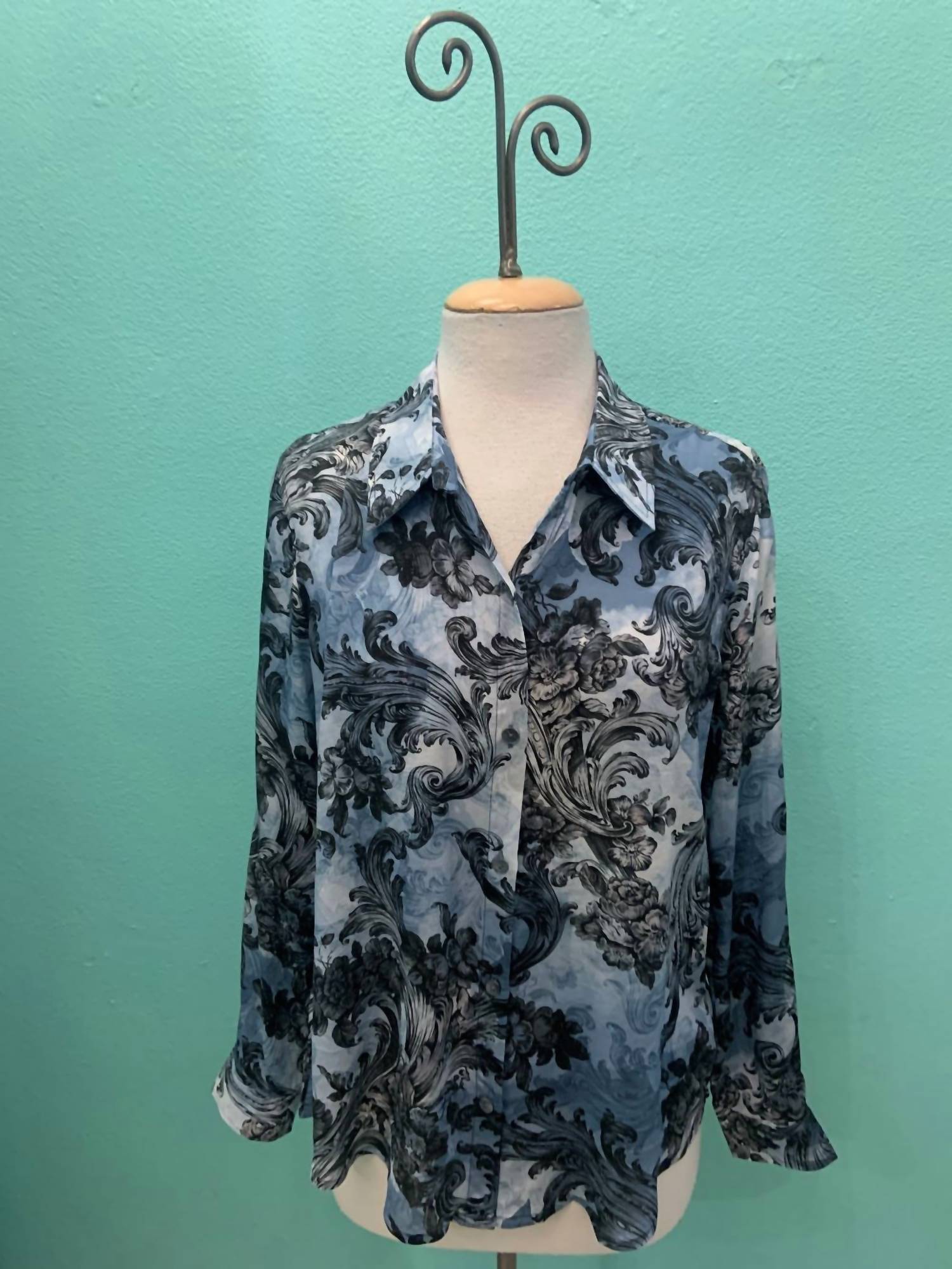 Apny - Women's Victorian Buttondown Blouse