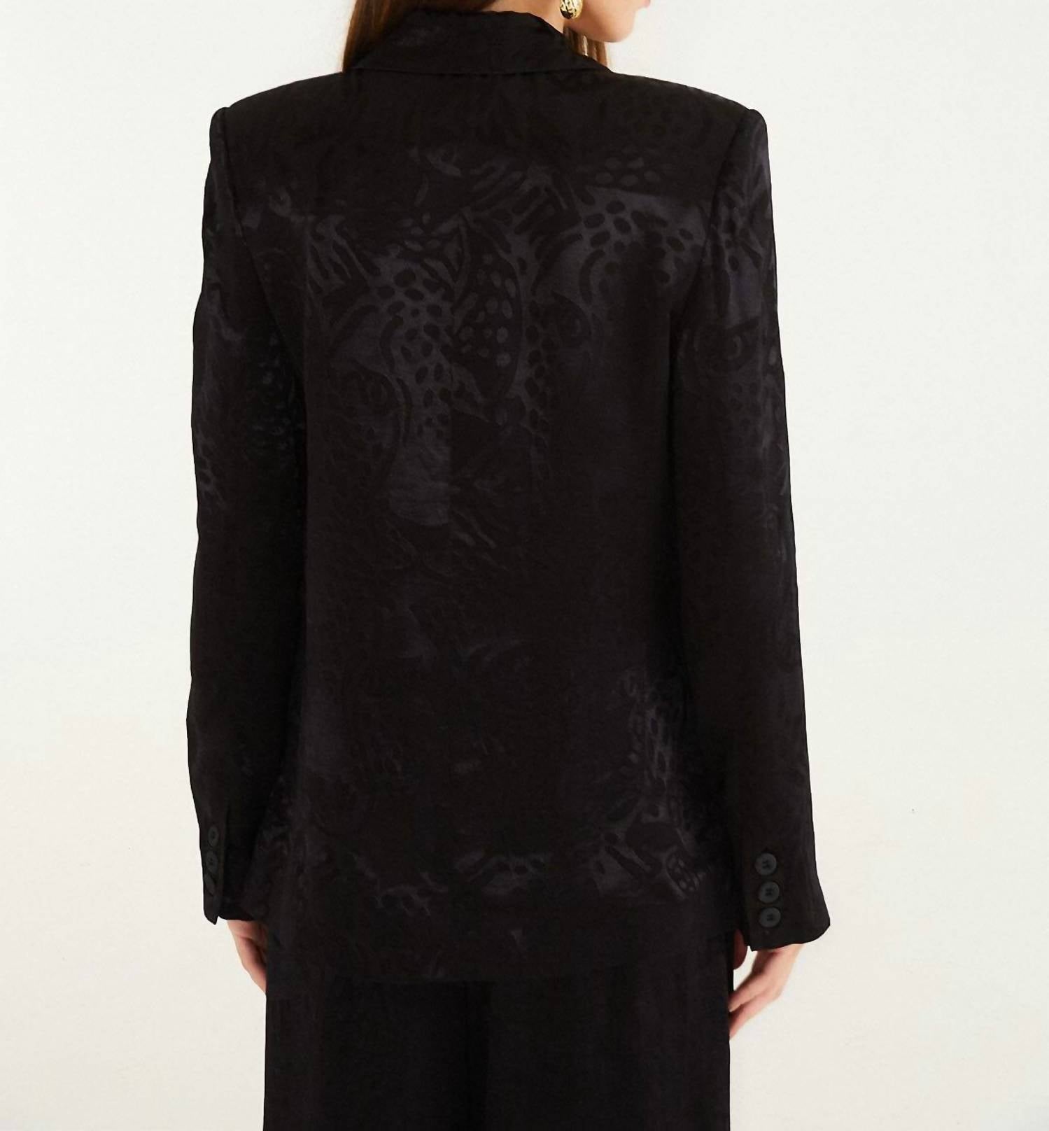 Farm Rio - Leopard Jacquard Blazer