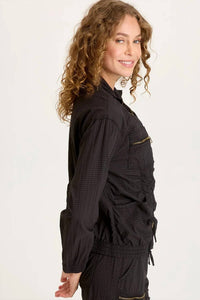 Xcvi - Amis Textured Cinchable Bomber Jacket