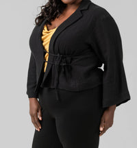 Bitte Kai Rand - DOUBLEWEAVE SHORT JACKET - Plus Size