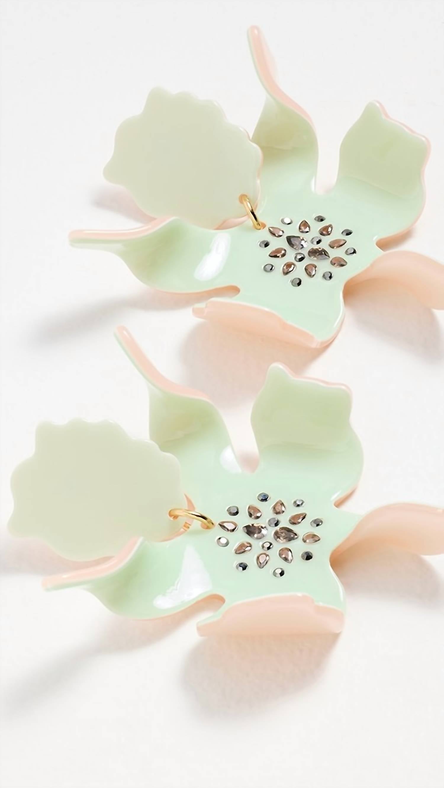 Lele Sadoughi - Women's Paper Lily Earrings