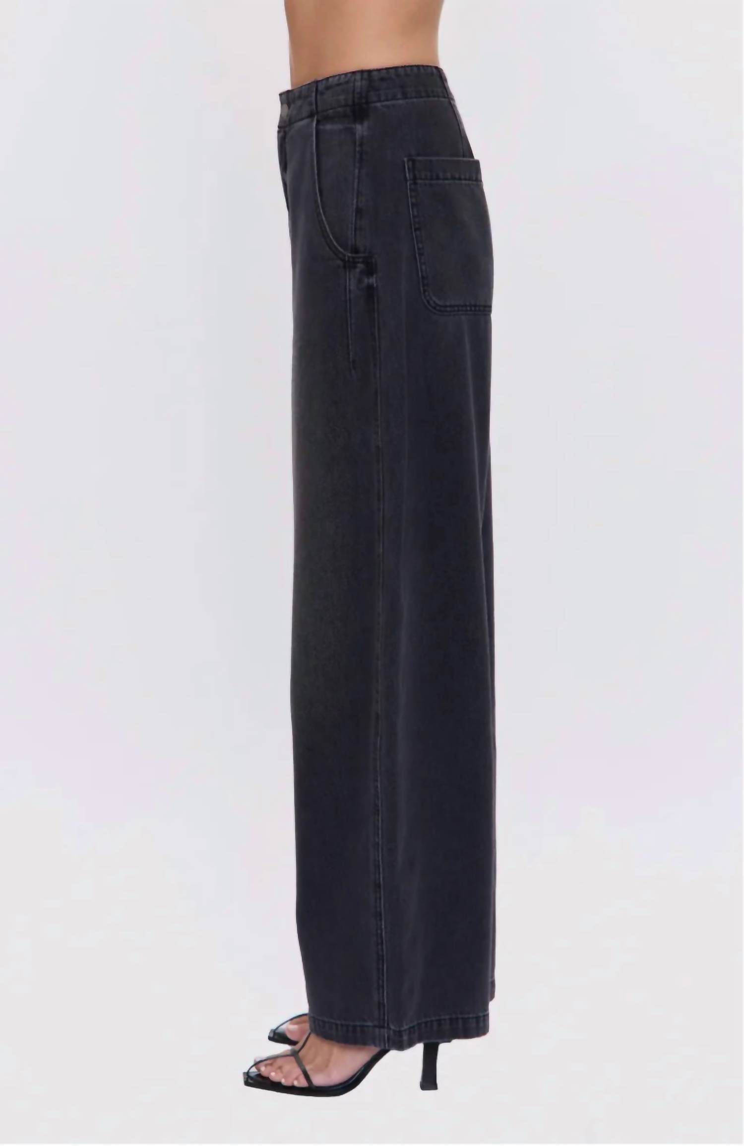 PISTOLA Lottie High Rise Relaxed Bowed Jeans in zen - women's jeans - alternate view