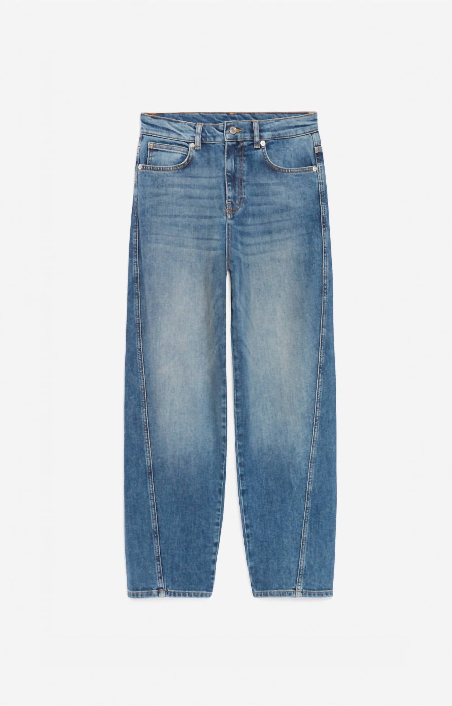 Vanessabruno - Caleb High Waisted Barrel Cut Jeans