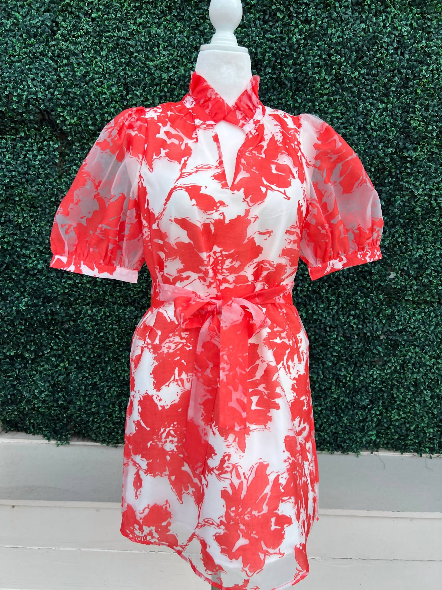 Jade Melody Tam - Collar Chemise Dress