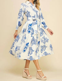 Pinch - Toile Belted Maxi Dress
