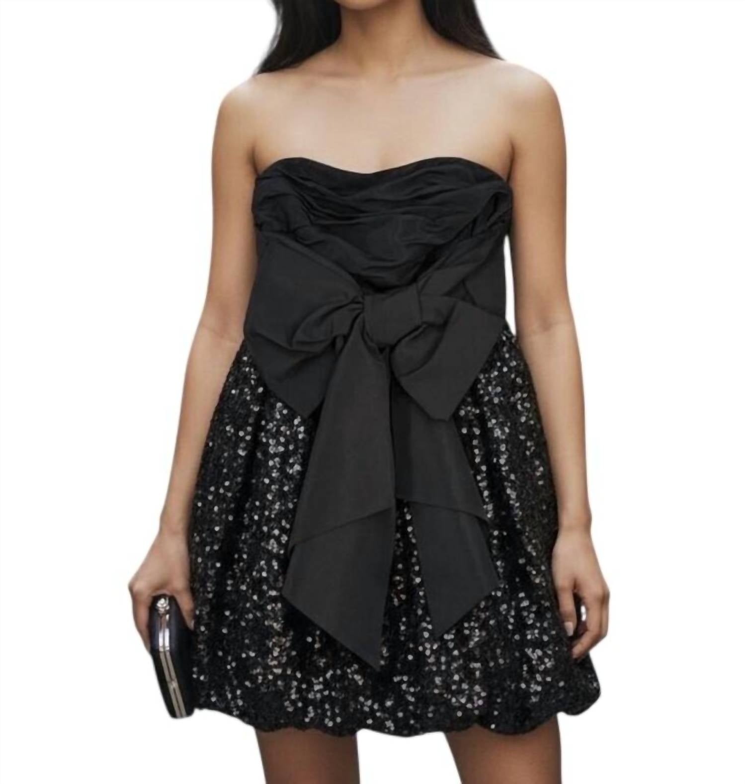 Loveshackfancy - Niko Sequin Bubble Mini Dress
