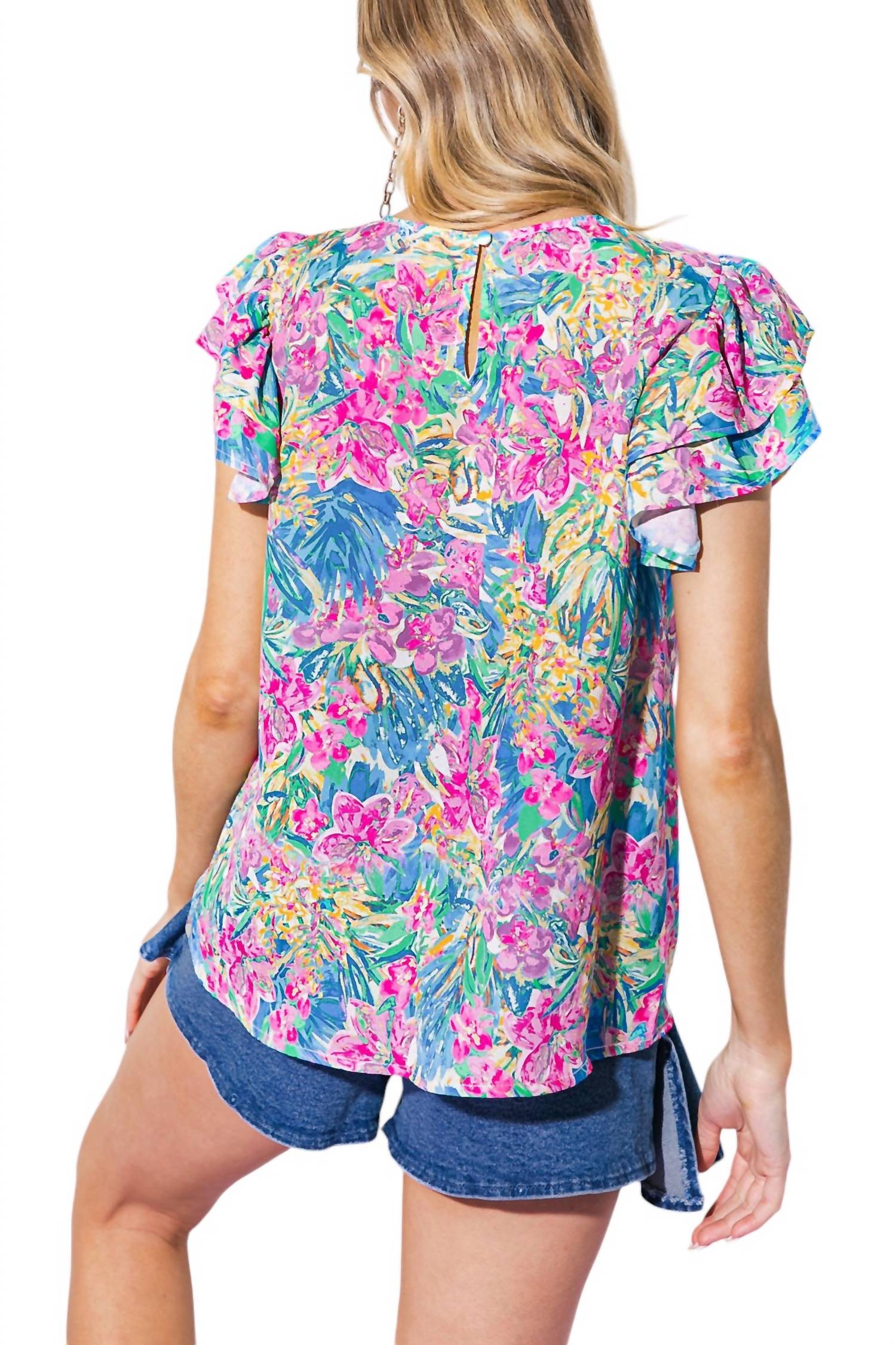 Flying Tomato - LILY BLOUSE IT TOP