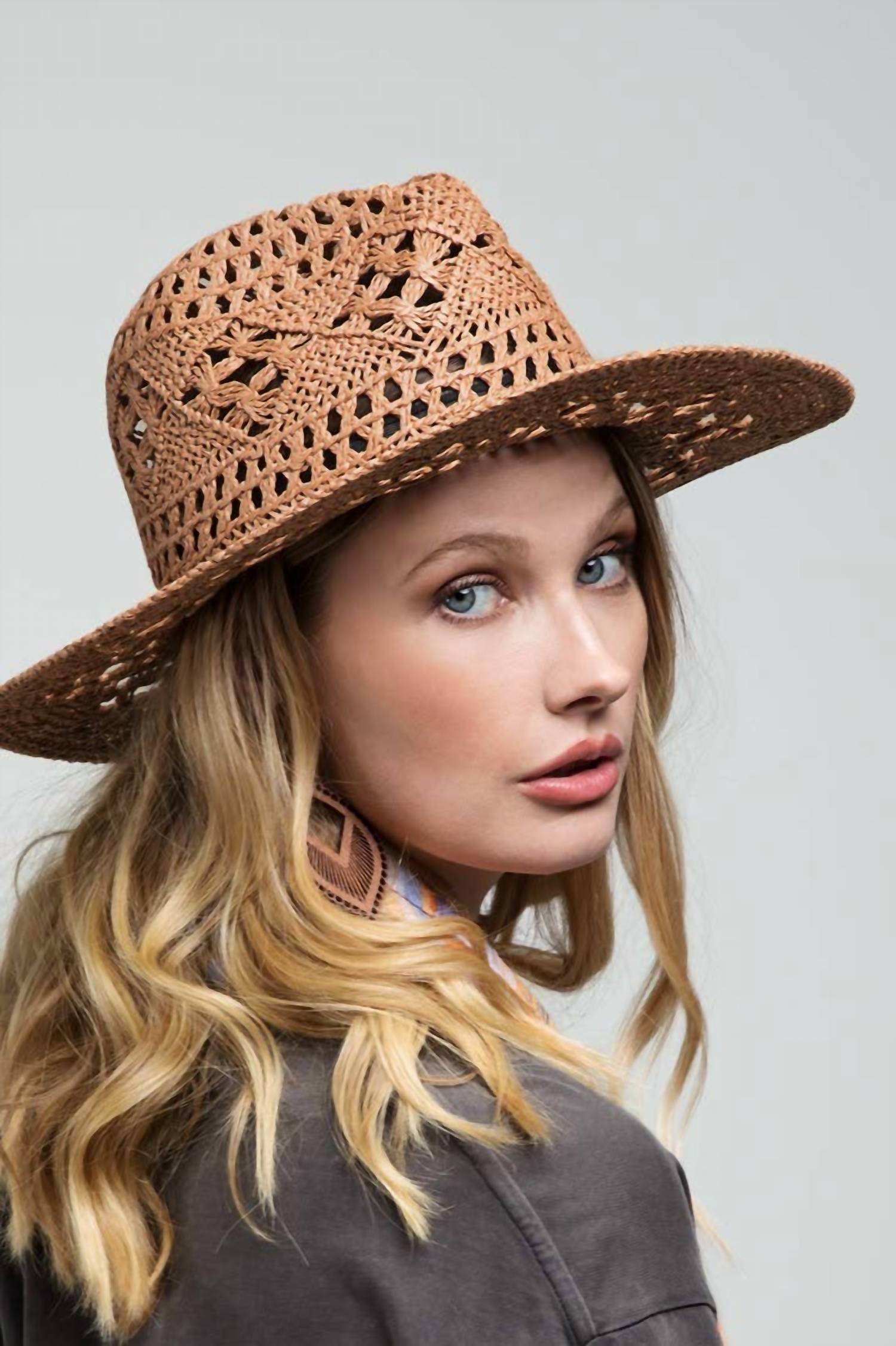 Urbanista - Women's Handwoven Open-weave Panama Hat