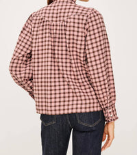 Rails Alanna Blouse in ivory smoke onyx - women's blouse - detail view