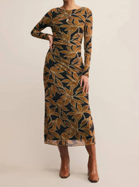 Z Supply - Spellbound Mesh Floral Maxi Dress