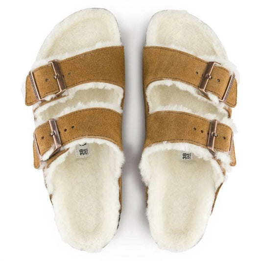 Birkenstock - Women's Arizona Fur Slide Sandal