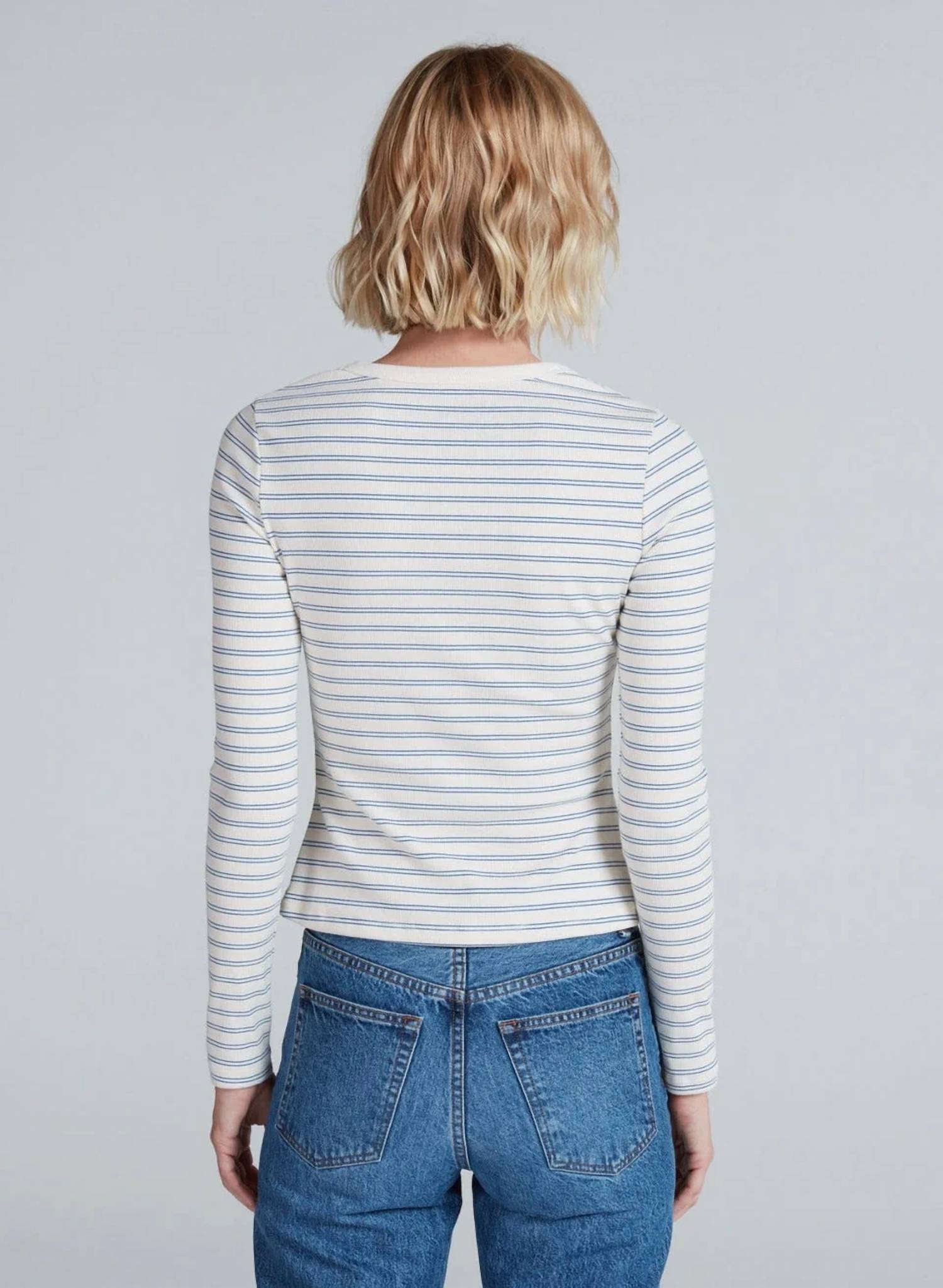 Askk Ny - Long Sleeve Rib Crew Tee