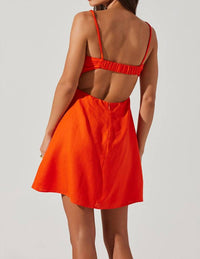 Astr - CLARAMAE RUCHED MINI DRESS