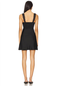 Astr - Alva Lace Trim Mini Dress