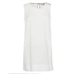 Barbour Lucy Mini Dress in classic white - women's dress - view 6