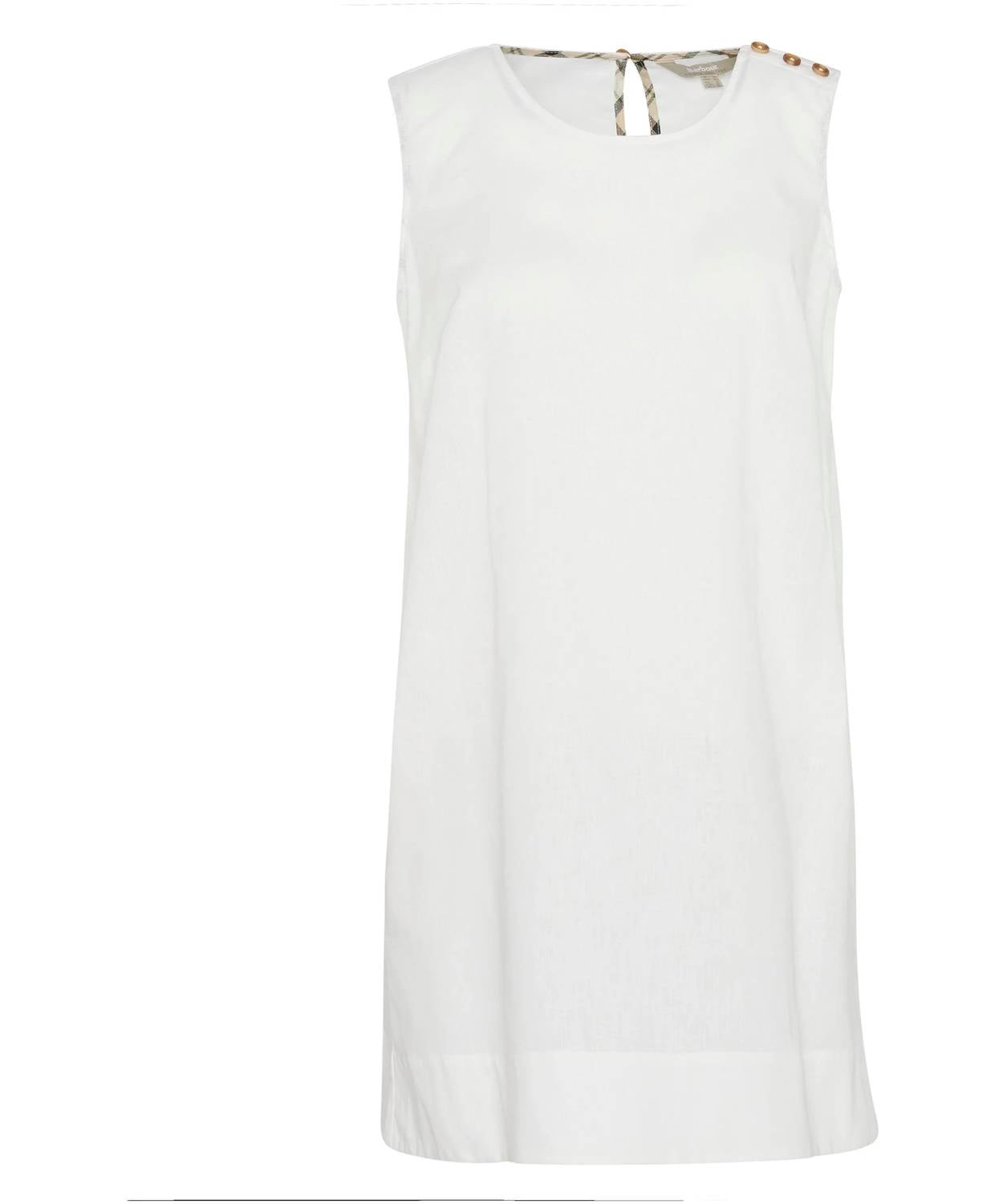 Barbour Lucy Mini Dress in classic white - women's dress - view 6