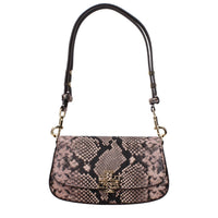 Tory Burch - Women's Snake Embossed Leather Shoulder Bag