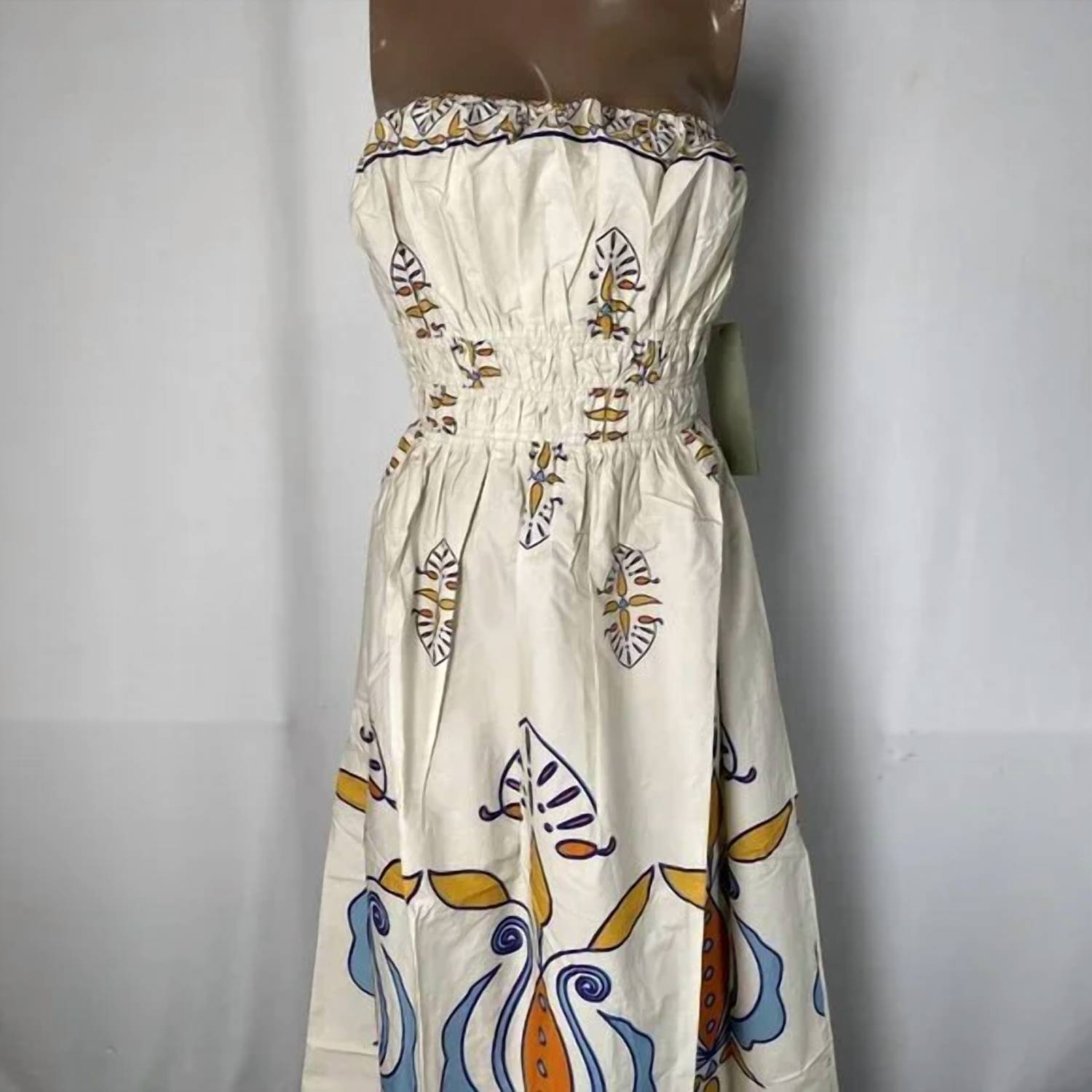 Aether Concept - Women's Strapless Lace Back Maxi Dress