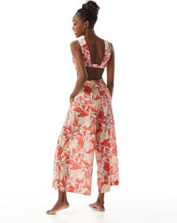 Carmen Marc Valvo - Women's Cropped Wide Leg Pant